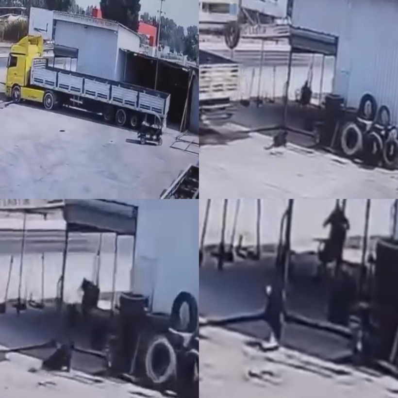 Tamirci çocuğu tır ezdi: Yardım isteyip yere yığıldı - Resim : 1