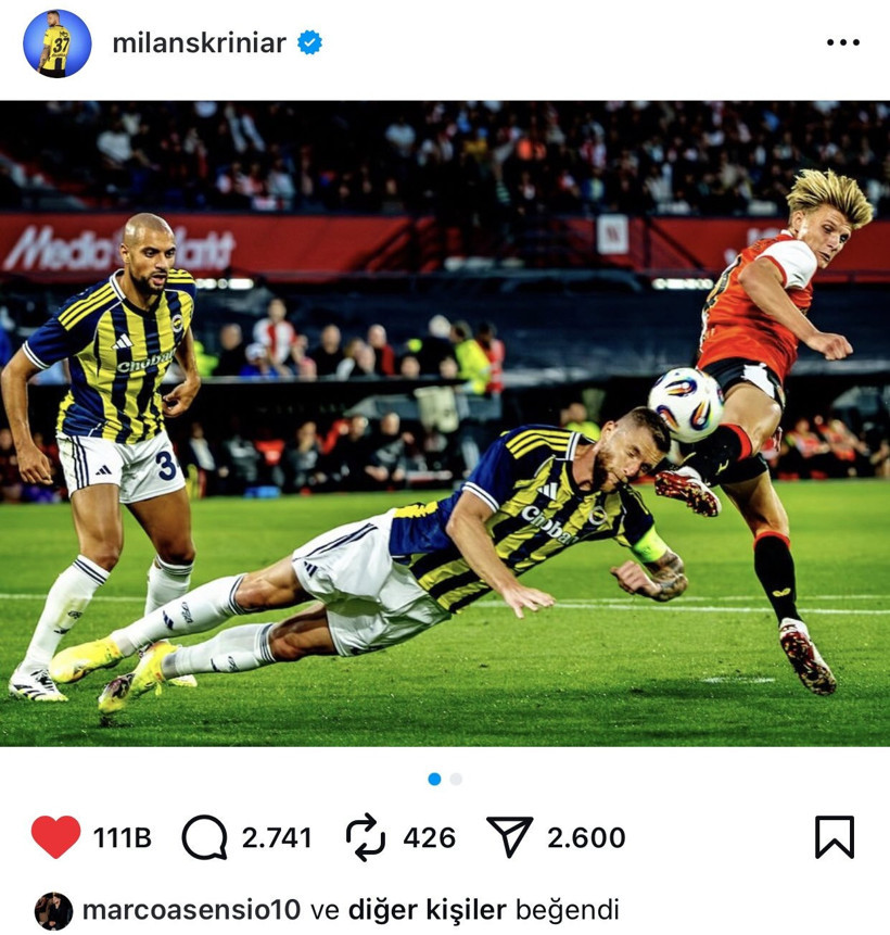 Asensio'dan heyecanlandıran Fenerbahçe hamlesi - Resim : 1