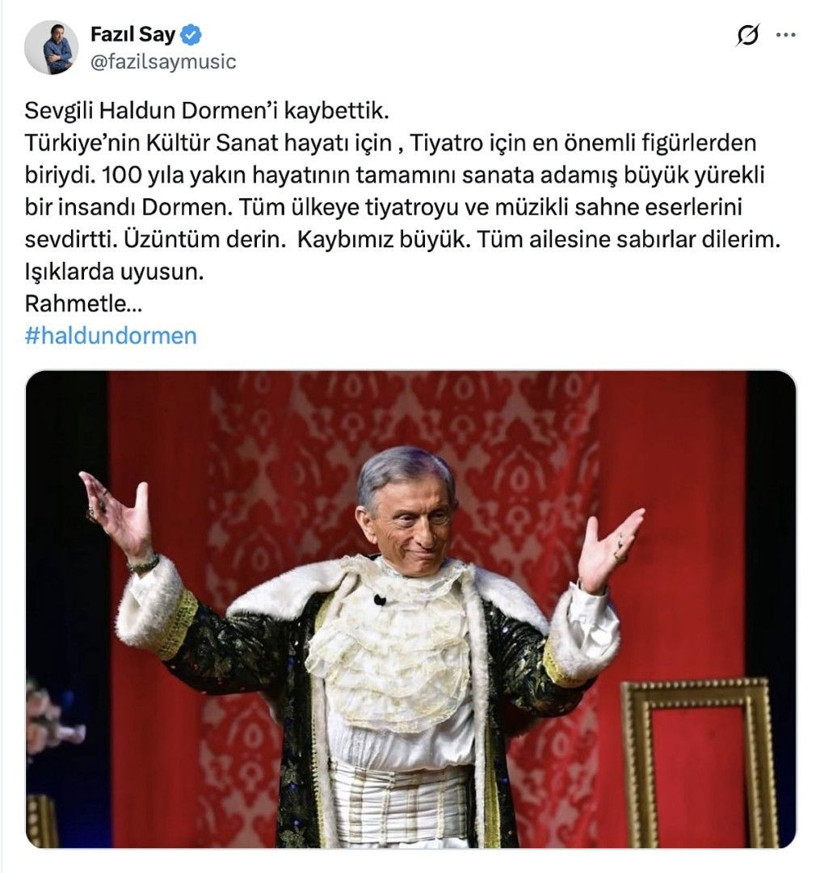 Ünlü isimlerden Haldun Dormen'e veda - Resim: 15