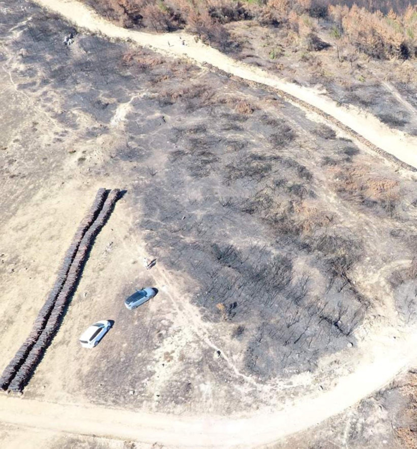 Tekirdağ Şarköy’de orman yangını sonrası temizlik başladı - Resim : 3