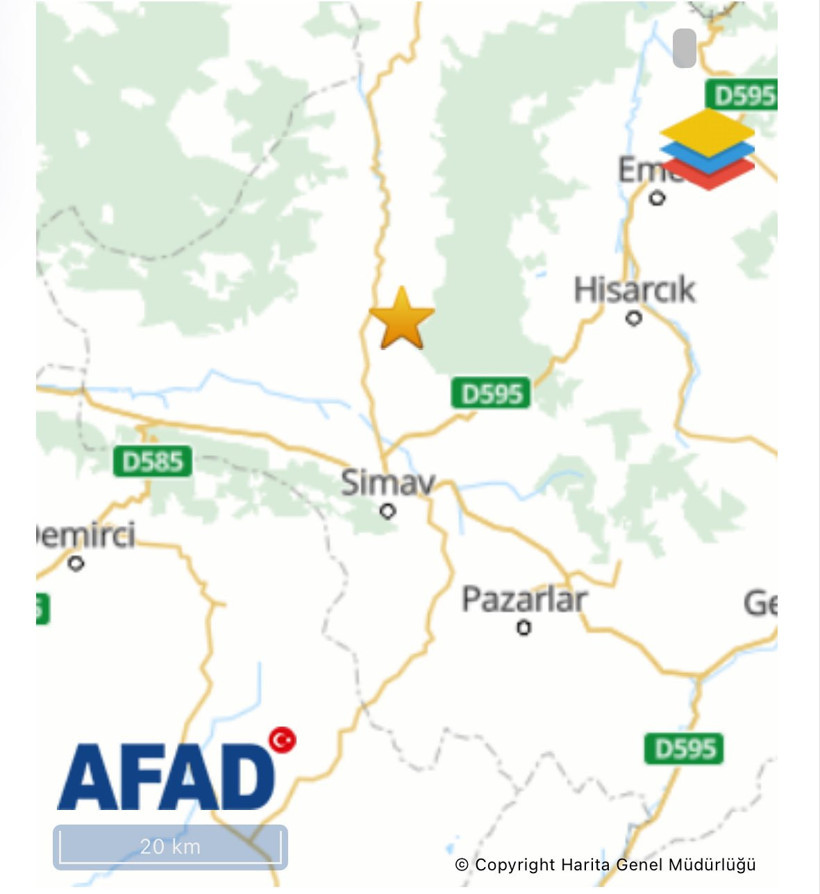 Kütahya'da deprem: Bursa, İstanbul ve İzmir de sallandı - Resim : 1