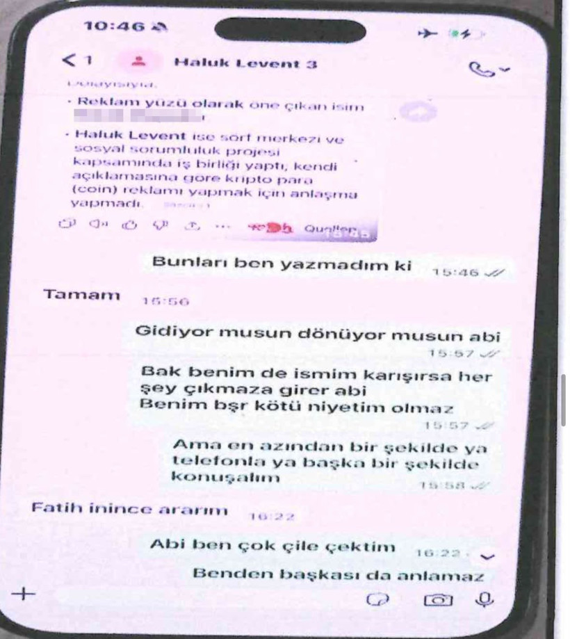 Haluk Levent'in WhatsApp mesajları ortaya çıktı - Resim : 8