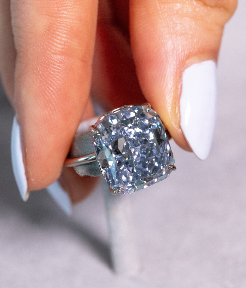 20 milyon dolara satılabilir: 10 karatlık pırlanta açık artırmada - Resim : 4